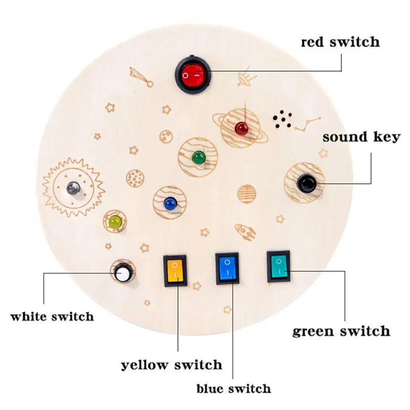 Light and Switch Busy Board